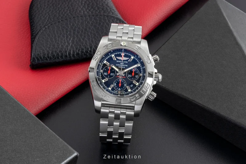 Breitling Chronomat chronograph steel automatic men's watch AB0111 S013B50PA Limited [2600300]