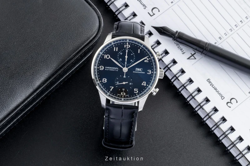 IWC Portugieser chronograph steel automatic men's watch IW371609 LP: 9100EUR [2600010]