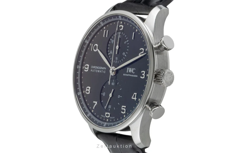 IWC Portugieser chronograph steel automatic men's watch IW371609 LP: 9100EUR [2600010]
