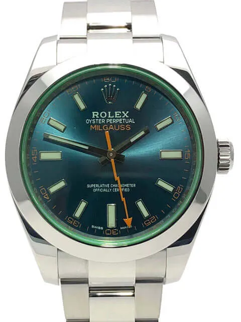 Rolex Oyster Perpetual Milgauss 116400 GV Blue