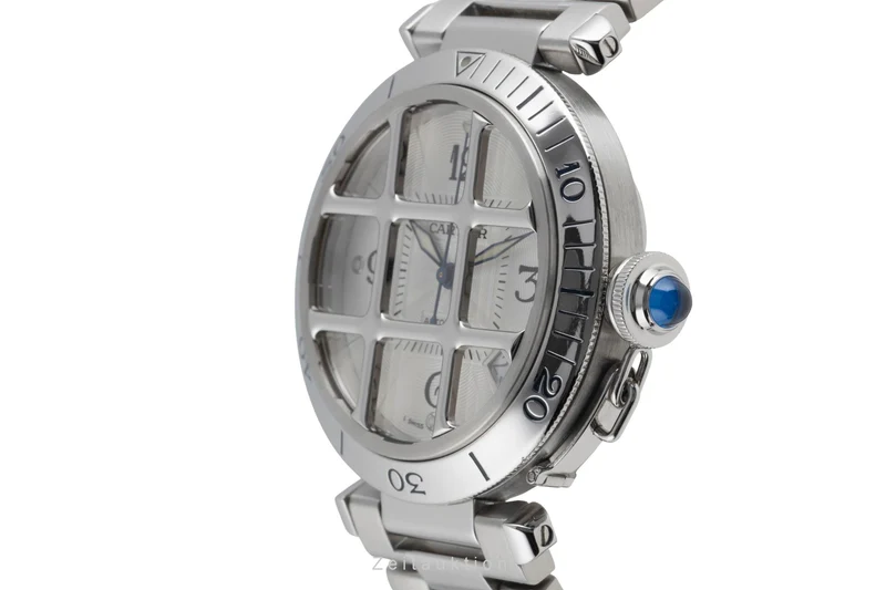 Cartier Pasha steel automatic men's watch W31040H3 [2600315]