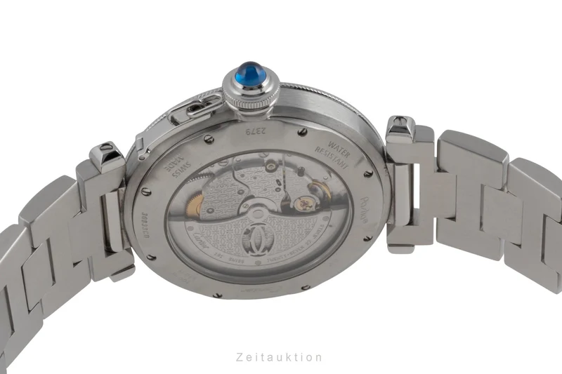 Cartier Pasha steel automatic men's watch W31040H3 [2600315]