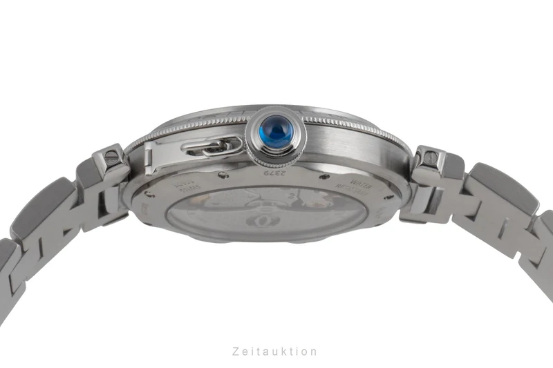 Cartier Pasha steel automatic men's watch W31040H3 [2600315]