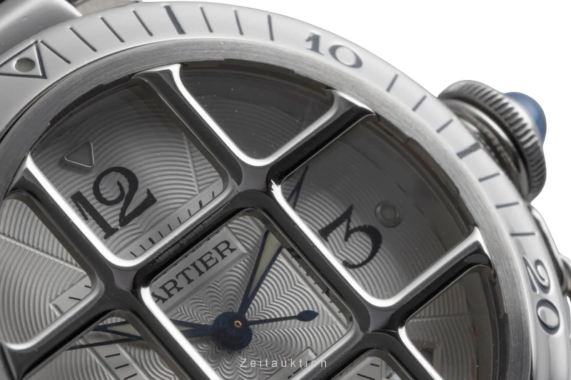 Cartier Pasha steel automatic men's watch W31040H3 [2600315]