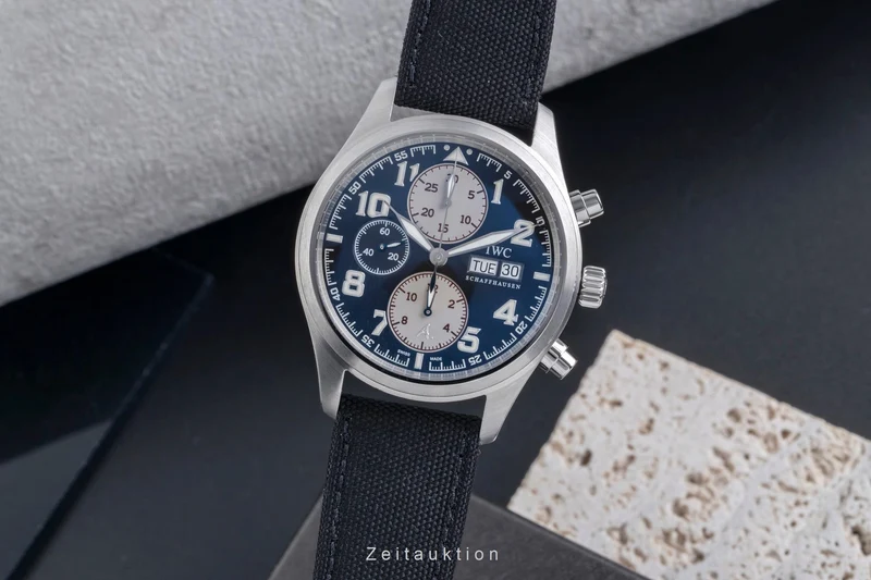 IWC Fliegerchronograph chronograph steel automatic men's watch IW371709 [2507213]