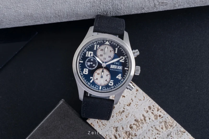 IWC Fliegerchronograph chronograph steel automatic men's watch IW371709 [2507213]