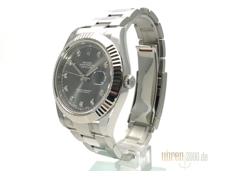 Rolex Datejust II 116334 Rhodium Diamant