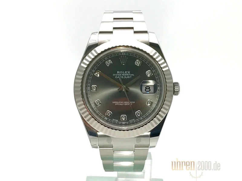 Rolex Datejust II 116334 Rhodium Diamant