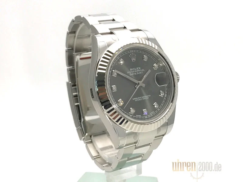 Rolex Datejust II 116334 Rhodium Diamant