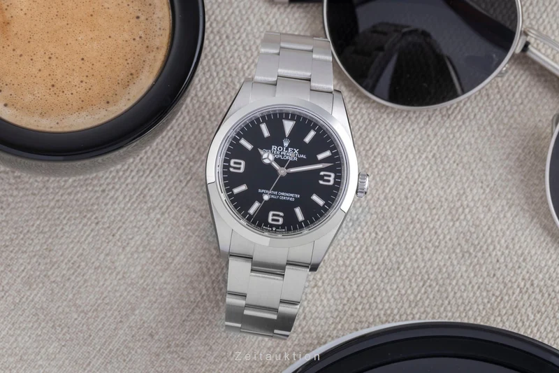 Rolex Explorer steel automatic men's watch 124270 [2600333]