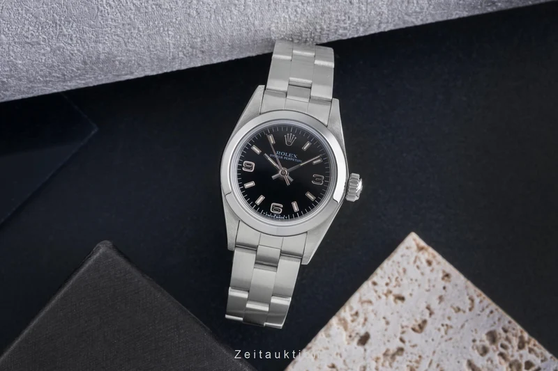 Rolex Oyster Perpetual steel automatic women's watch 67180 [2507464]