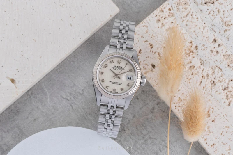 Rolex Lady Datejust steel / white gold automatic women's watch 79174 [2600287]