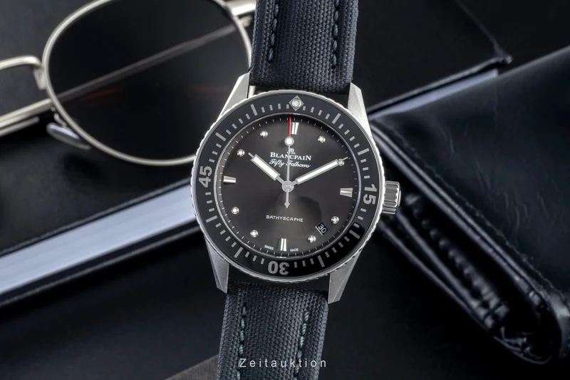 Blancpain Fifty Fathoms steel automatic men's watch 5100B 1110 B52A LP: 11000EUR [2600072]