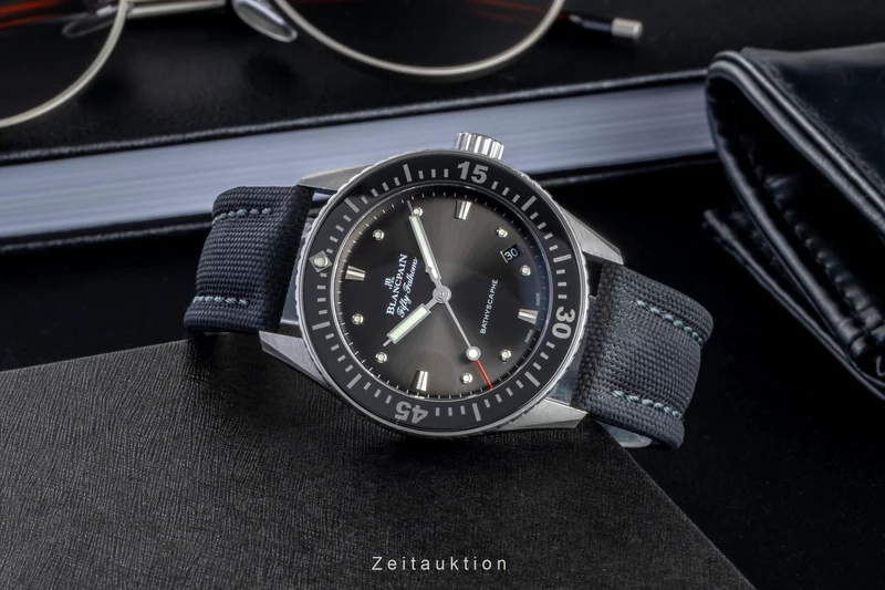 Blancpain Fifty Fathoms steel automatic men's watch 5100B 1110 B52A LP: 11000EUR [2600072]