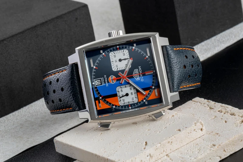 Tag Heuer Monaco chronograph steel automatic men's watch CAW211R.FC6401 LP: 8050EUR [2600043]