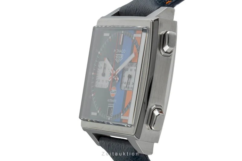 Tag Heuer Monaco chronograph steel automatic men's watch CAW211R.FC6401 LP: 8050EUR [2600043]
