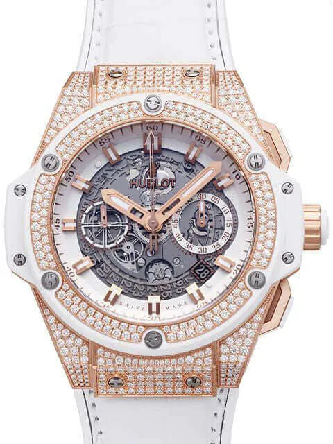 Hublot King Power Unico 701.OE.0128.GR.1704 King Gold White Diamond Pavé