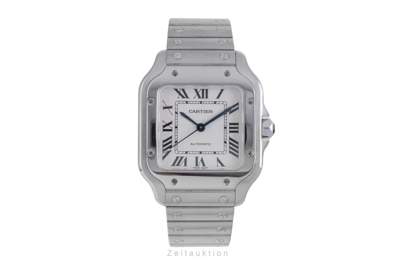 Cartier Santos steel automatic men's watch WSSA0010 LP: 8850EUR [2506868]