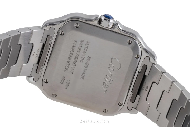 Cartier Santos steel automatic men's watch WSSA0010 LP: 8850EUR [2506868]