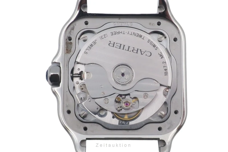 Cartier Santos steel automatic men's watch WSSA0010 LP: 8850EUR [2506868]