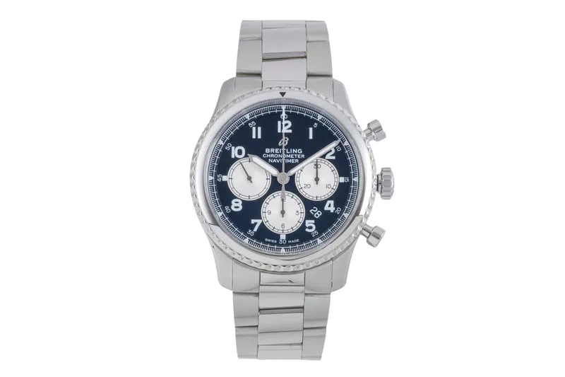 Breitling Navitimer chronograph steel automatic men's watch AB0117 [2506906]