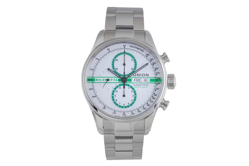 Union Glashütte Viro chronograph steel automatic men's watch D011.414.16.010.09 Limited [2600256]