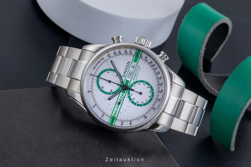 Union Glashütte Viro chronograph steel automatic men's watch D011.414.16.010.09 Limited [2600256]
