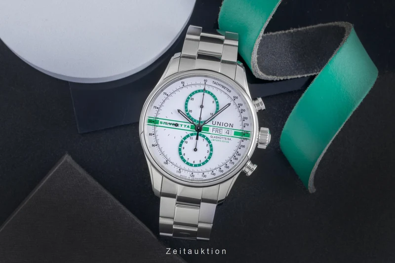 Union Glashütte Viro chronograph steel automatic men's watch D011.414.16.010.09 Limited [2600256]