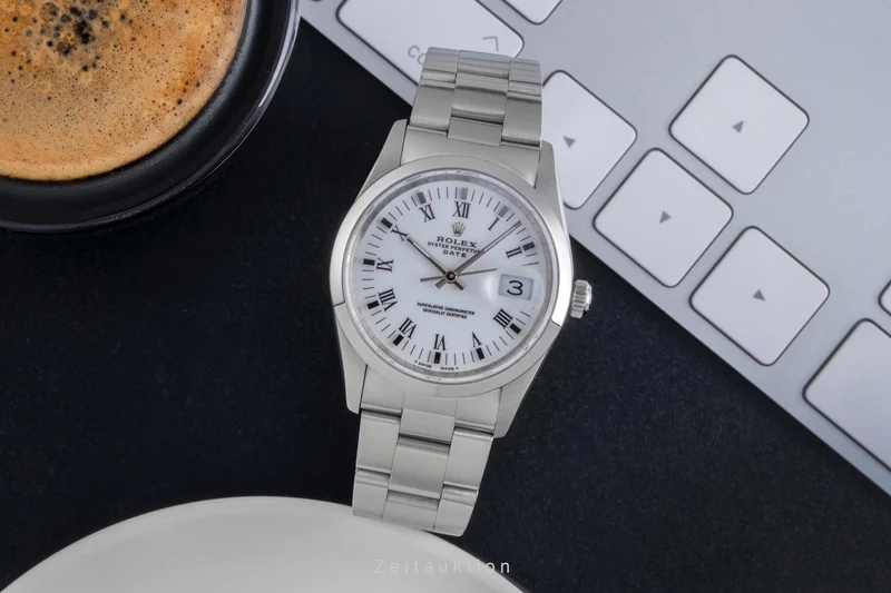 Rolex Date steel automatic men's watch 15200 [2600024]