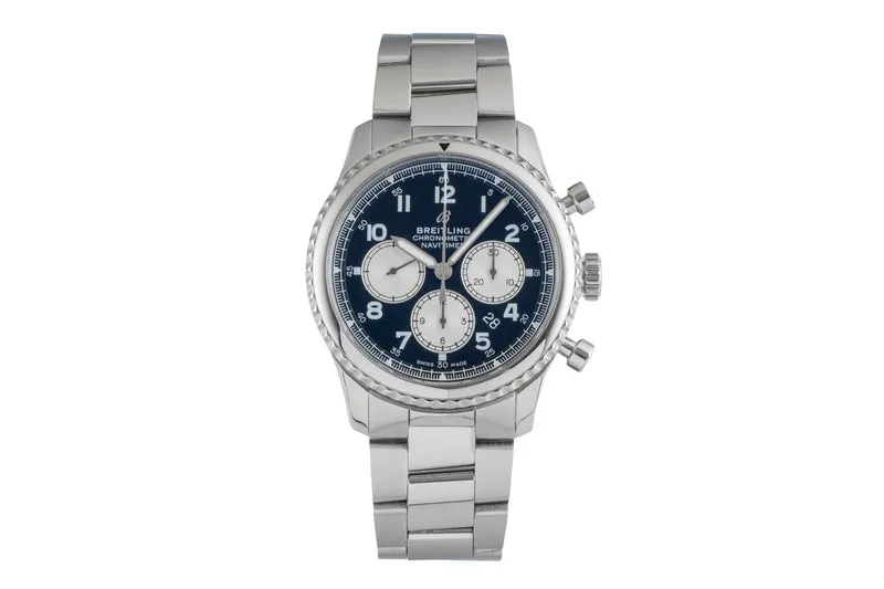 Breitling Navitimer chronograph steel automatic men's watch AB0117 [2507081]