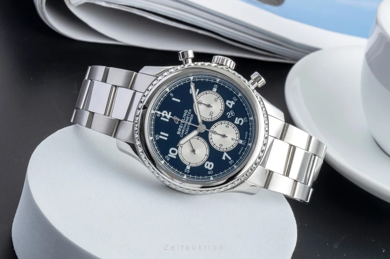 Breitling Navitimer chronograph steel automatic men's watch AB0117 [2507081]