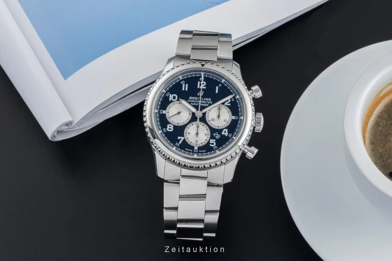 Breitling Navitimer chronograph steel automatic men's watch AB0117 [2507081]