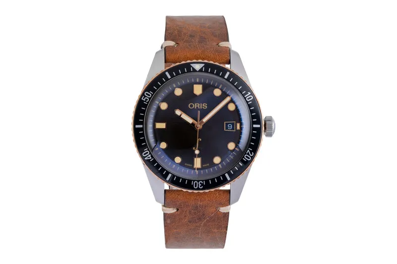 Oris Divers Sixty-Five steel / bronze automatic men's watch 01 733 7720 4388-Set LS Limited [2507443]