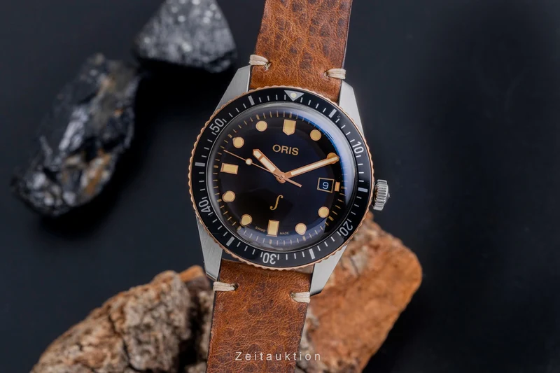 Oris Divers Sixty-Five steel / bronze automatic men's watch 01 733 7720 4388-Set LS Limited [2507443]