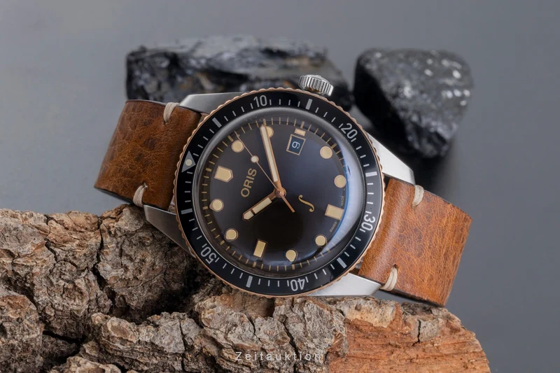 Oris Divers Sixty-Five steel / bronze automatic men's watch 01 733 7720 4388-Set LS Limited [2507443]