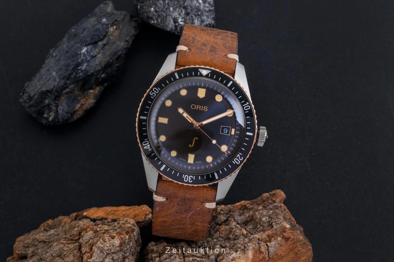 Oris Divers Sixty-Five steel / bronze automatic men's watch 01 733 7720 4388-Set LS Limited [2507443]