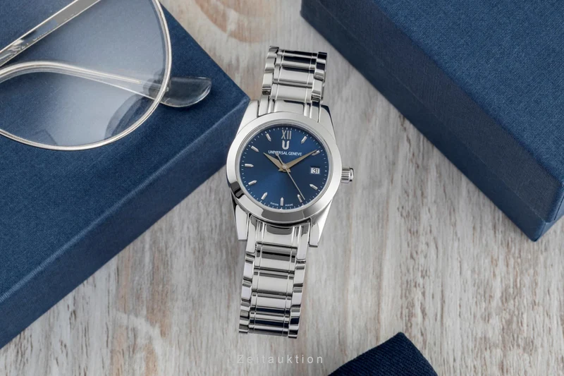 Universal Geneve steel quartz women's watch 818.610 [2600038]