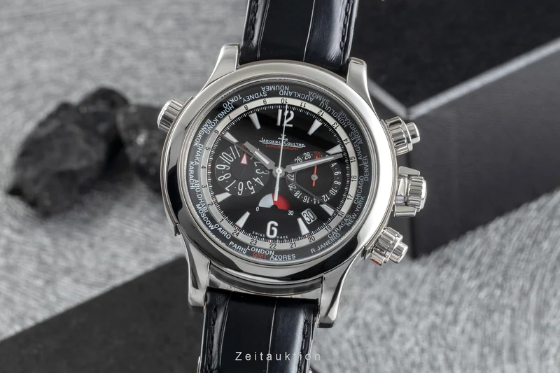 Jaeger LeCoultre Master Compressor chronograph steel / titanium automatic men's watch 150.8.22 [2600297]