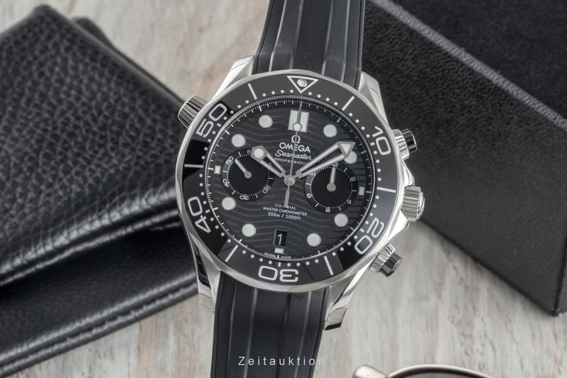 Omega Seamaster chronograph steel automatic men's watch 210.32.44.51.01.001 LP: 9000EUR [2600238]