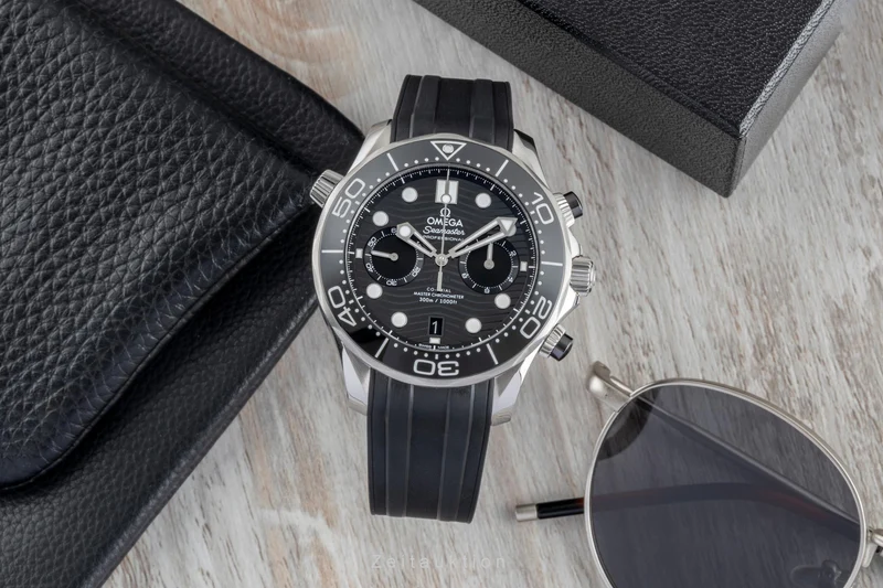 Omega Seamaster chronograph steel automatic men's watch 210.32.44.51.01.001 LP: 9000EUR [2600238]