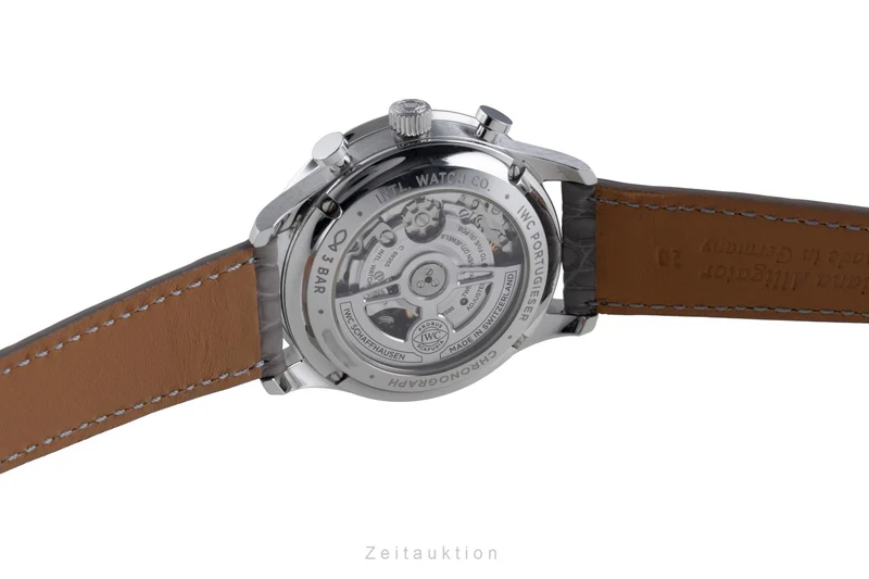 IWC Portugieser chronograph steel automatic men's watch IW371604 LP: 9100EUR [2507377]