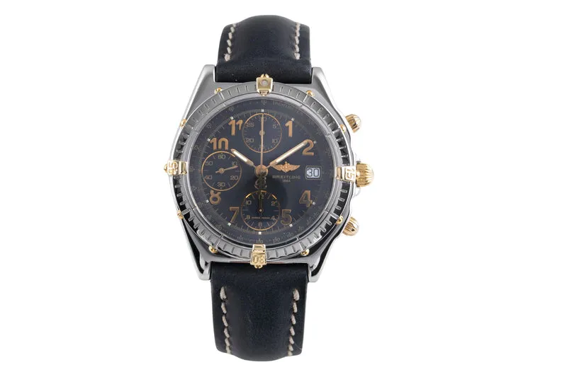 Breitling Chronomat chronograph steel / gold automatic men's watch B13050.1 [2507548]