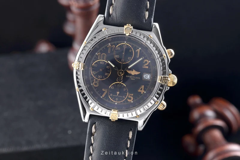 Breitling Chronomat chronograph steel / gold automatic men's watch B13050.1 [2507548]