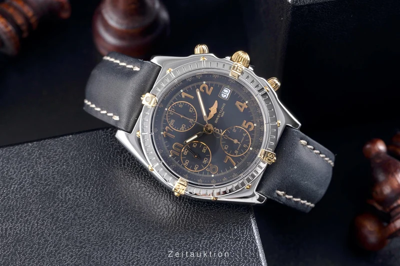 Breitling Chronomat chronograph steel / gold automatic men's watch B13050.1 [2507548]