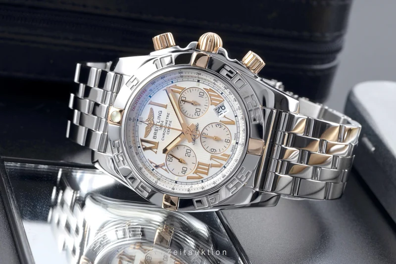 Breitling Chronomat 44 chronograph steel / gold automatic men's watch IB0110 B011G77PA [2506921]