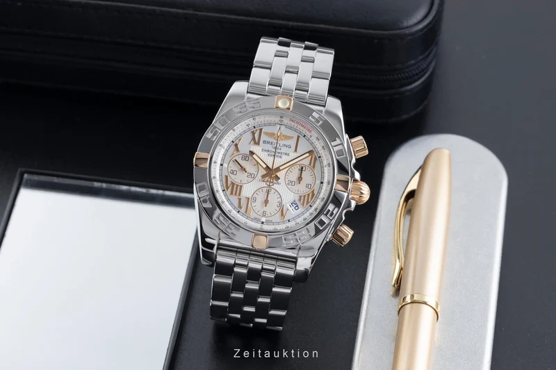 Breitling Chronomat 44 chronograph steel / gold automatic men's watch IB0110 B011G77PA [2506921]