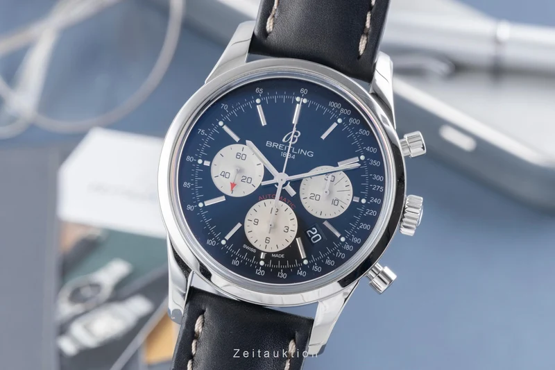 Breitling Transocean chronograph steel automatic men's watch AB0152 [2507154]