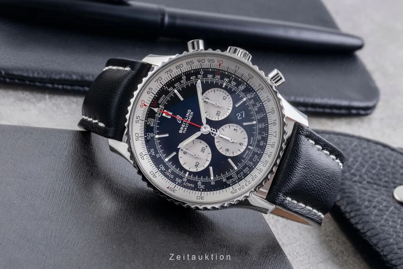 Breitling Navitimer 01 46 chronograph steel automatic men's watch AB0127211B1P1 LP: 9000EUR [2600165]