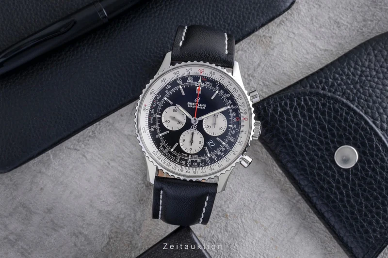 Breitling Navitimer 01 46 chronograph steel automatic men's watch AB0127211B1P1 LP: 9000EUR [2600165]