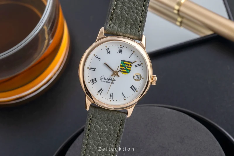 Glashütte gilt-brass automatic men's watch [2600053]